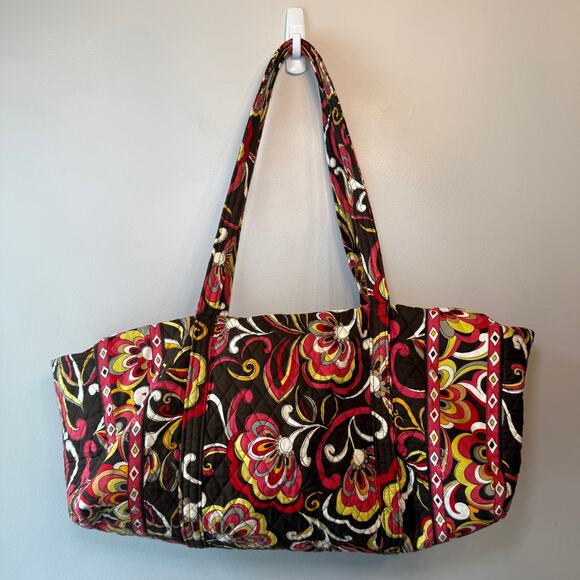 Vera Bradley Women's Puccini Print Zip Up Travel Medium Duffle Bag - Picture 1 of 10